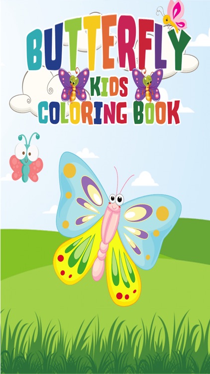 Butterfly Kids Coloring Book