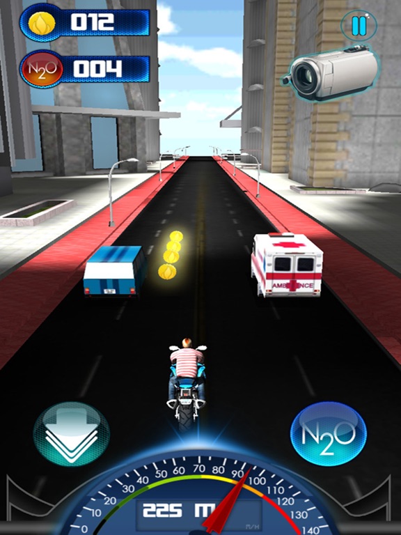 Screenshot #5 pour Moto course sur autoroute: jeu csr gratuit