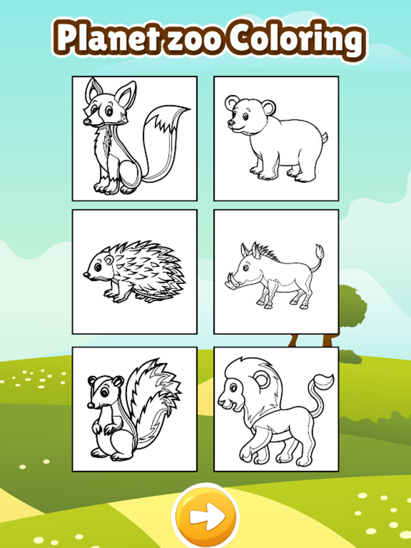 Screenshot #5 pour Planet of zoo animal coloring book games for kids