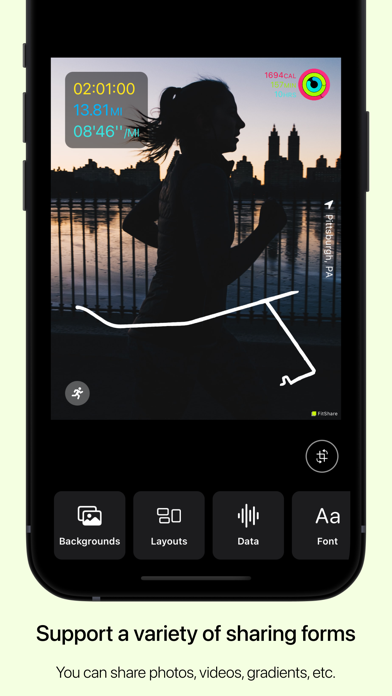 FitShare - Fitness Sharing Screenshot
