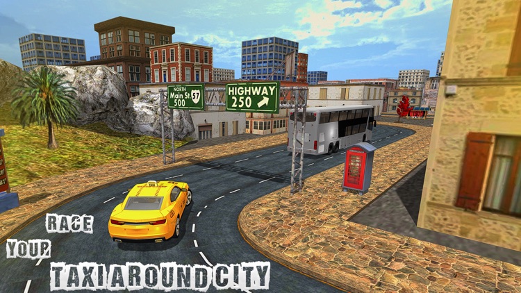 Taxi Driver Traffic Rush