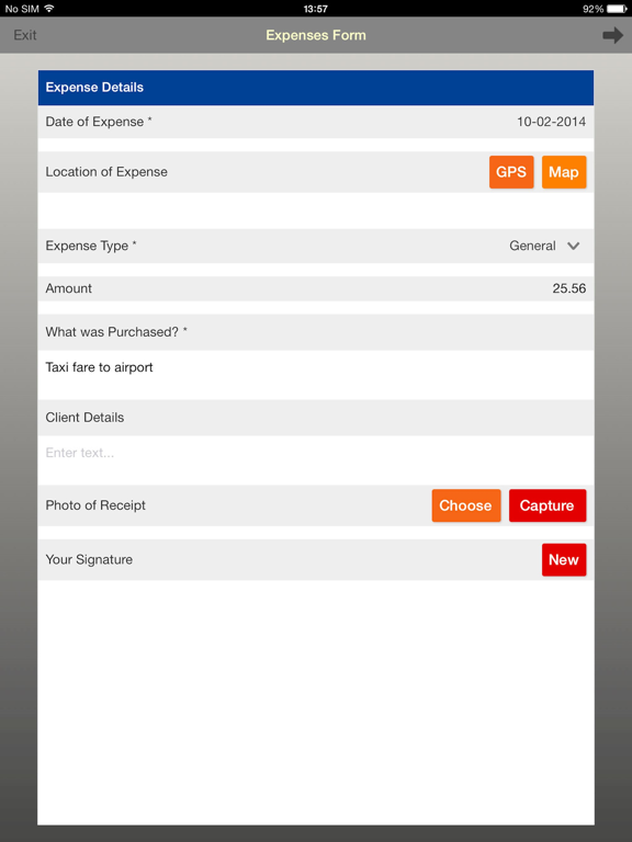 Screenshot #4 pour FormsFly Mobile Client