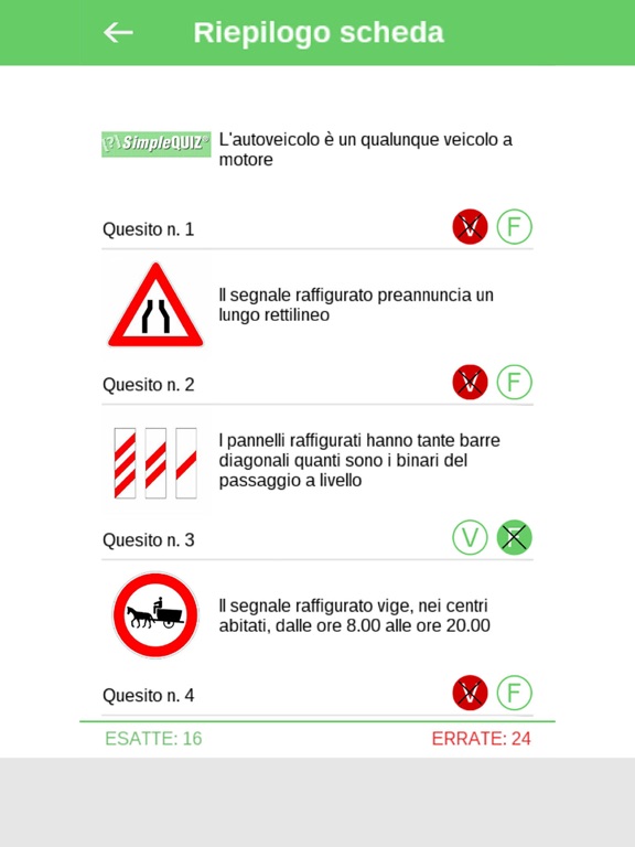 Screenshot #6 pour Simple QUIZ Patente