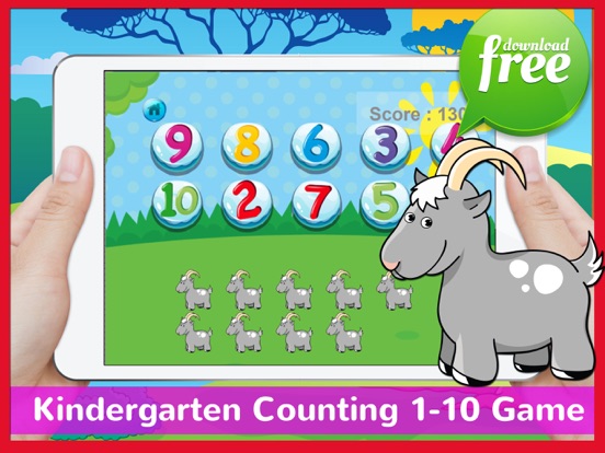 Preschool Animals Counting Maths Games iPad screenshot