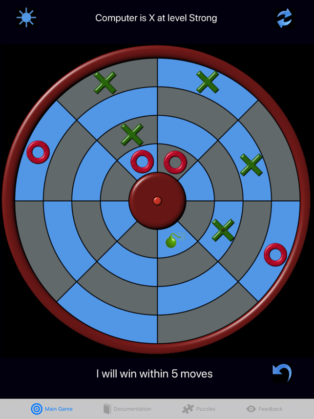 ‎Circular Tic Tac Toe Screenshot