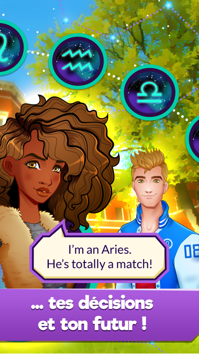 Screenshot #2 pour Star Crossed Ep.1 - Jeu Interactive de Zodiaque