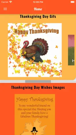 Game screenshot Happy Thanksgiving Day Gif SMS apk
