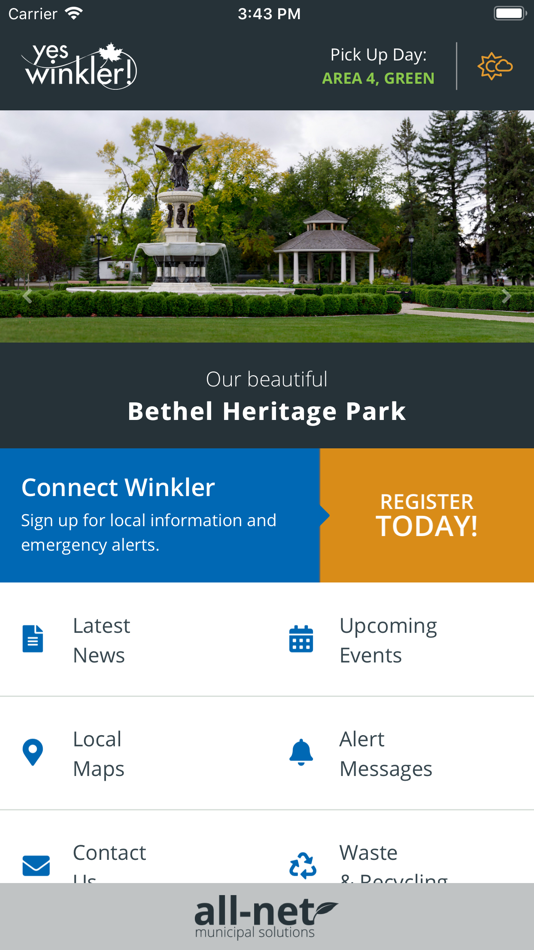 #1. Winkler (iOS) 由: City of Winkler