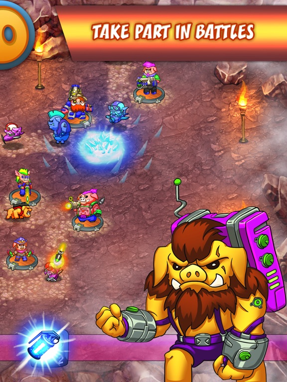Hogs Wars (TD) - Tower Defense Wars iPad screenshot