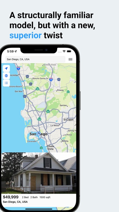 Acquired Real Estate Screenshot