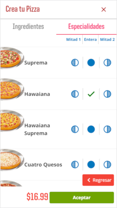 Pizza Hut El Salvador Screenshot 3 - AppWisp.com Pizza Hut El Salvador Screenshot 3 - AppWisp.com