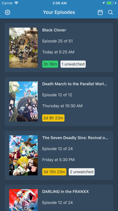 Anime Reminder by ayyfish Screenshot