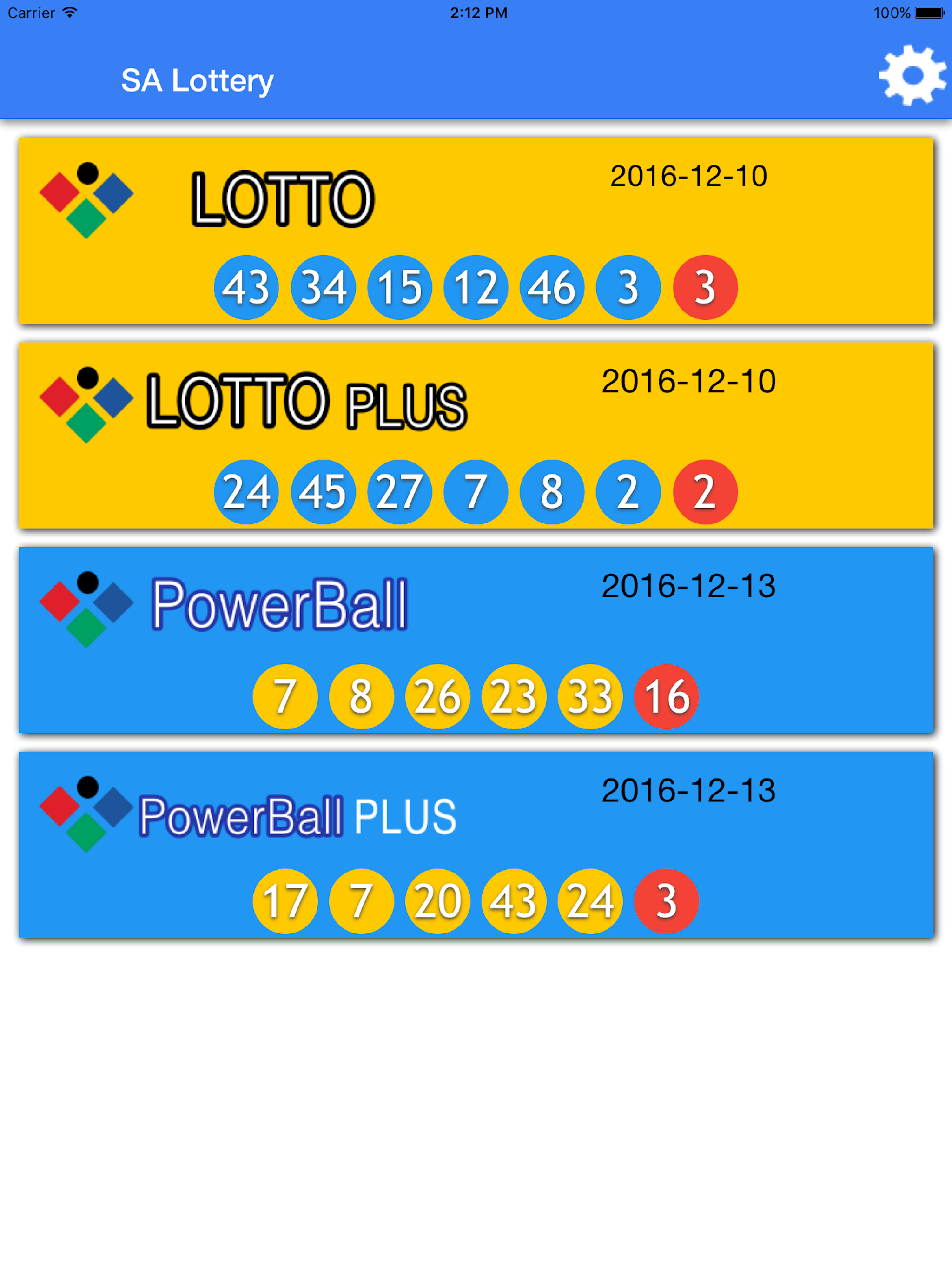 SA Lotto results check notify screenshot 6