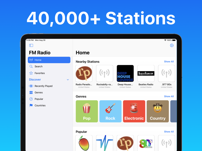 FM Radio App