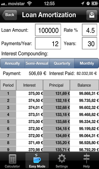 Screenshot #2 pour Calculatrice Financière