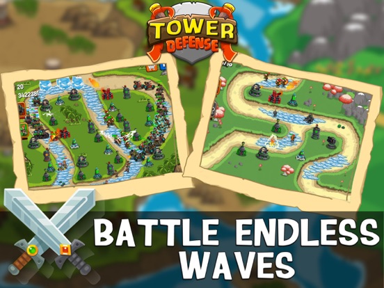 Infinite Warfare Tower Defence iPad screenshot 5 - Games app