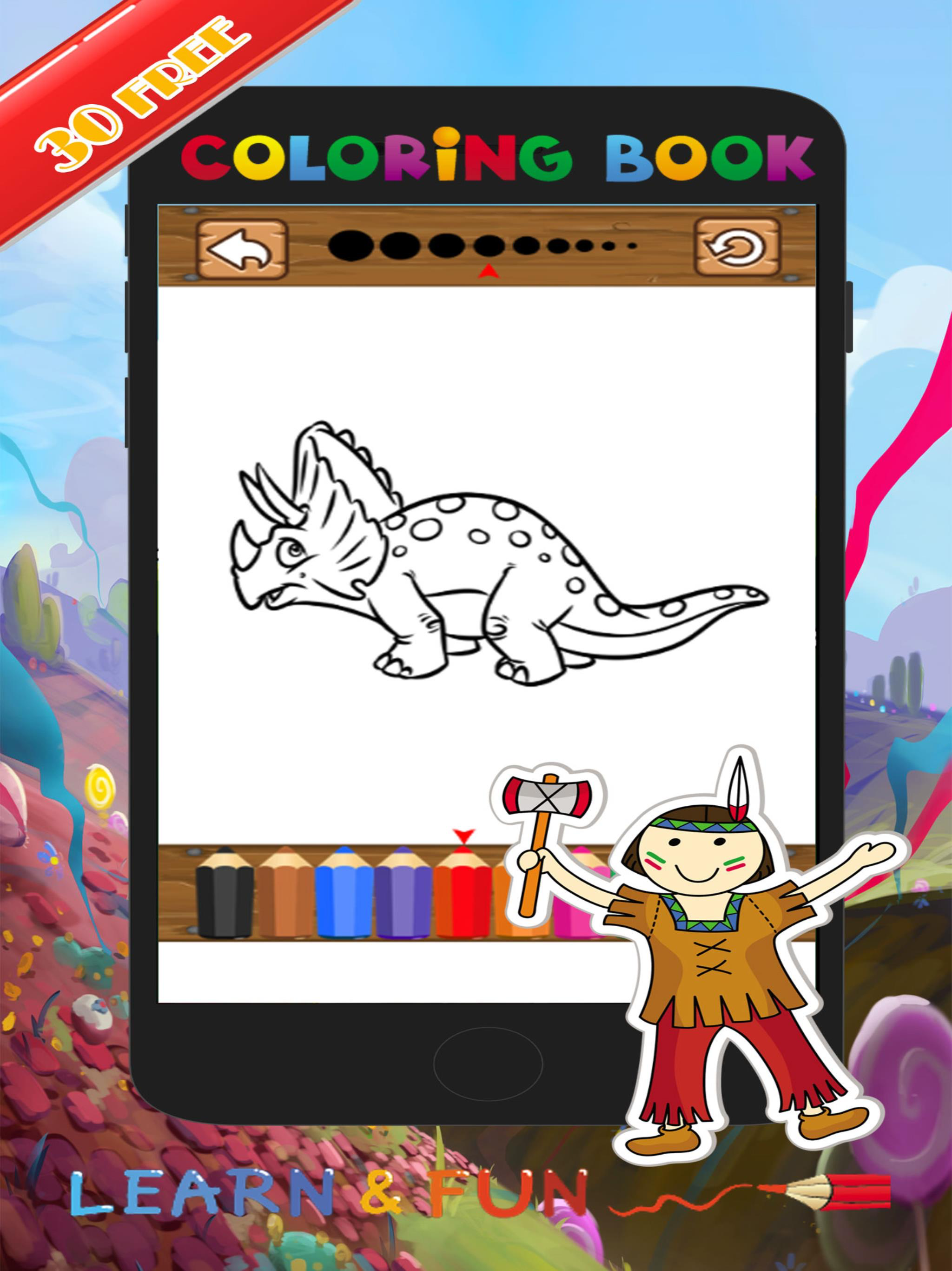 Dino Coloring Pencils:Coloring Pages For Girl&Boy screenshot 6