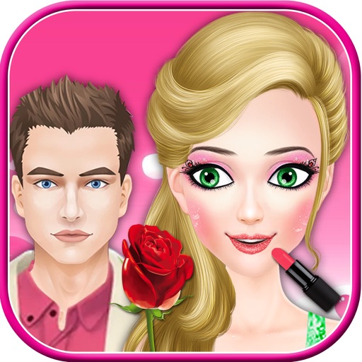 Valentine Beauty Salon - Date Party Makeover Game Icon