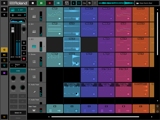 Roland Zenbeats iPad app afbeelding 6