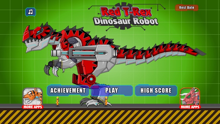 Red T-Rex Robot Dinosaur screenshot-4