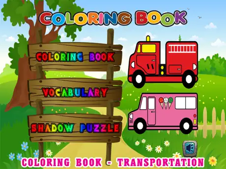 Kids Coloring Pages - Toddler Cars Transportation