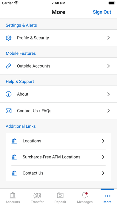 PCB Mobile - Payne County Bank Screenshot