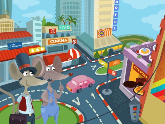 Town Mouse & the Country Mouse iPad screenshot 4 - Book app