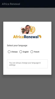 un africa renewal magazine iphone screenshot 1