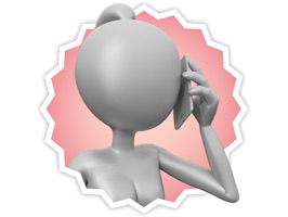 3D Girl Sticker Pack 3 contains 20 stickers of 3D Girl in a variety of poses, including: