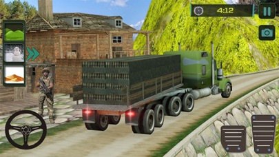 Army Truck Checkpost Drive 2017 Pro iPhone screenshot