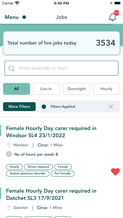 Curam for carers Screenshot