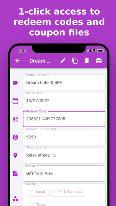 Coupons Vouchers by myeasyqpon Screenshot