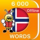 6000 Words - Learn Norwegian Language & Vocabulary app icon - Education app for iPhone