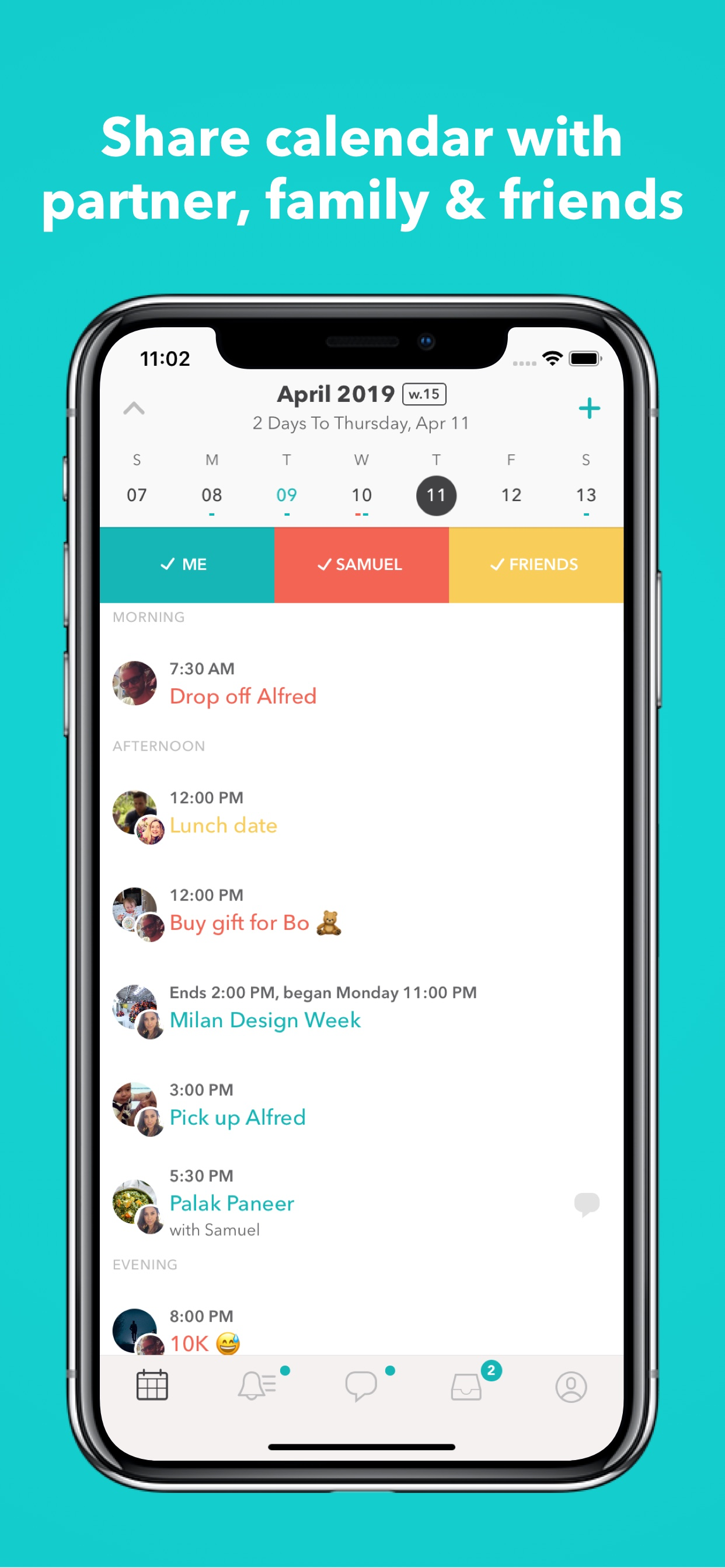 Raft: Shared calendar