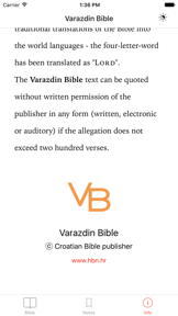 Varaždinska Biblija screenshot
