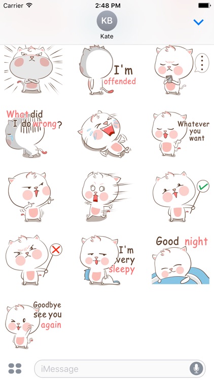 Kento The Happy Kitten Vol 1 Stickers