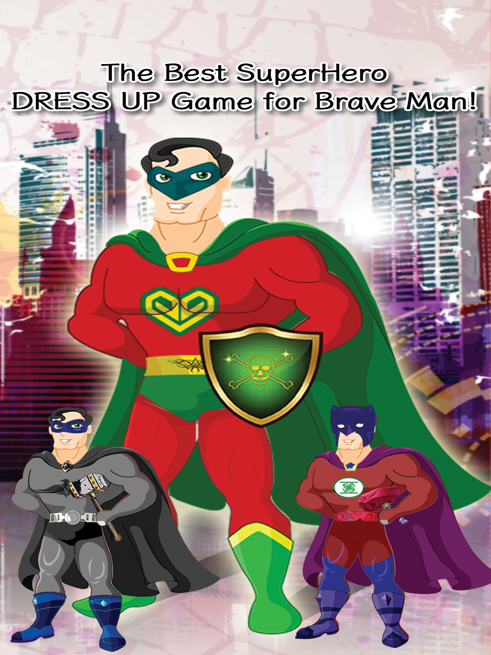 SuperHero Dress Up Create A Character Games screenshot 4