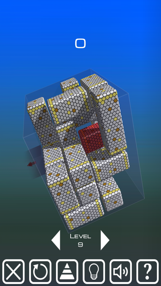 #3. Unblock Red Brick. 3D Space (iOS) 由: Ruslan Goncharenko