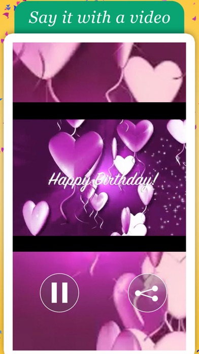 Happy Birthday Videos - Animated Video Greetings Screenshot