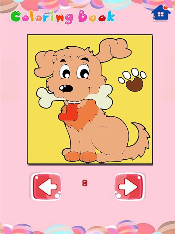 Screenshot #4 pour Zafari Cute Animals Coloring Book for Learning