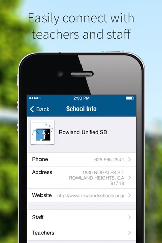 Rowland Unified School District screenshot 2