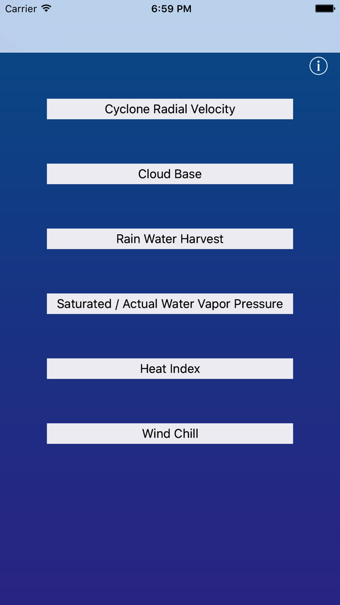 Weather Calculator