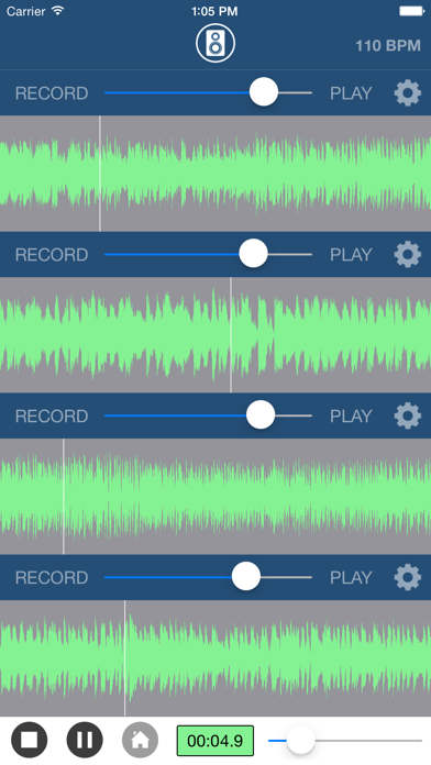 Multi Track Song Recorder Screenshot