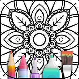Mandala Coloring Book app icon