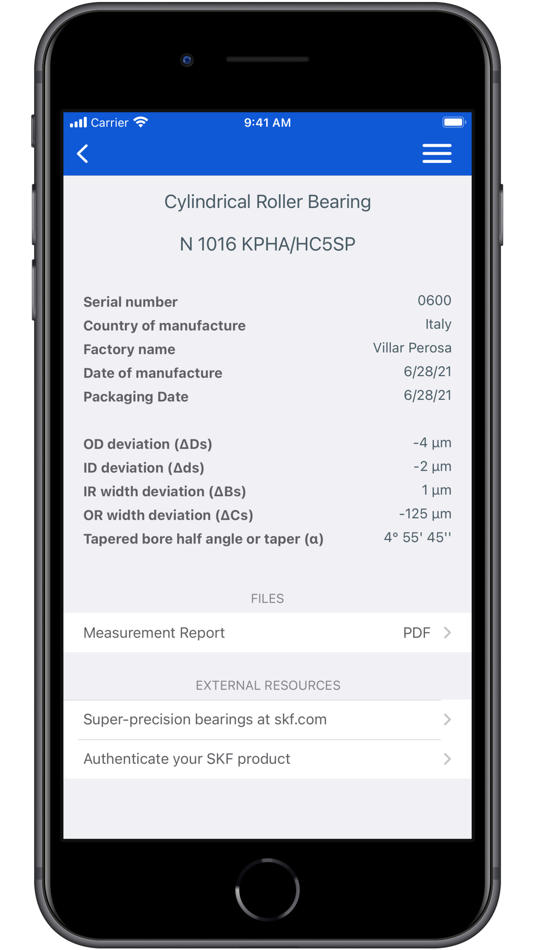 #5. SKF Super-precision manager (iOS) 由: SKF