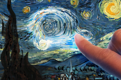 Starry Night Interactive Animation - náhled