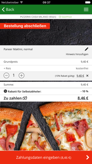 PIZZERIA CASA MILANO(圖2)-速報App