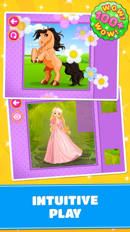 Cute Ponies & Unicorns Puzzles : Logic Game screenshot-4