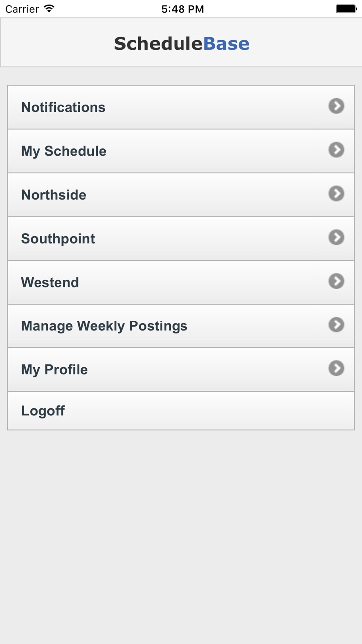 iPhone screenshot