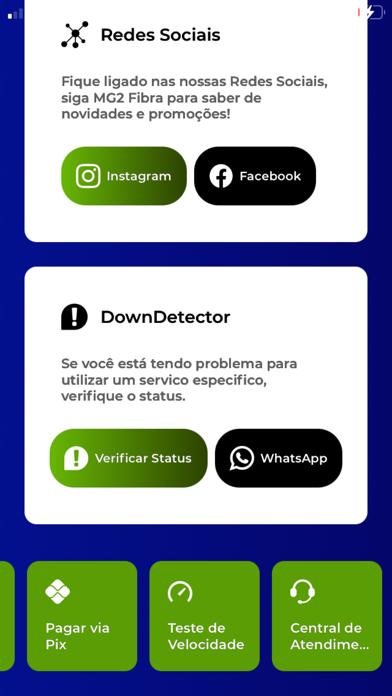 MG2 Fibra Telecom Screenshot